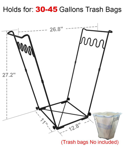 Artigarden trash bag holder frame easy assembly saves time during outdoor tasks