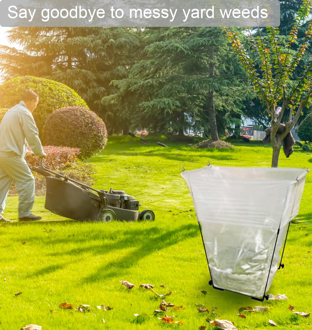 Artigarden trash bag holder for outdoor use demonstrates rust-resistant coating and weather-ready design.