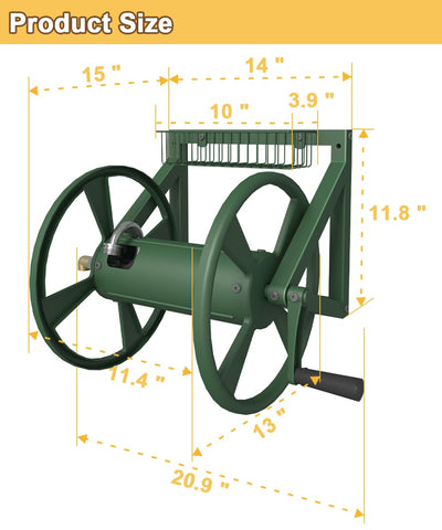 Artigarden compact wall mount with triangular frame for stable weight distribution.