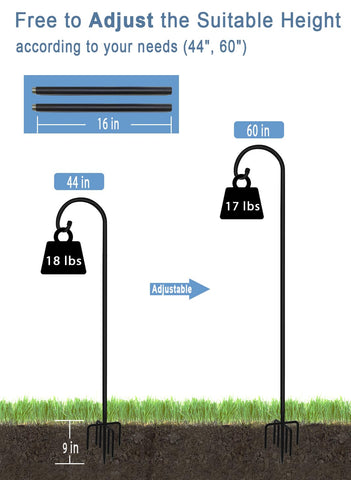 Artigarden two-pack set enables coordinated decor across yard.