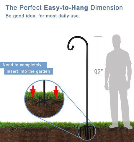 Artigarden versatile garden hanger works with bird feeders, lights, and planters.