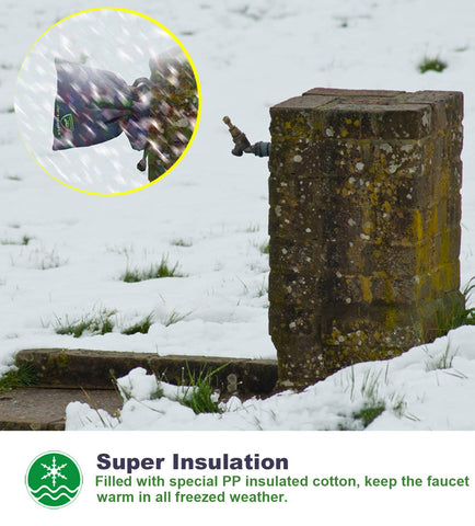 ArtiGifts Pro set of 2 showcases durable winter protection for multiple outdoor spigots