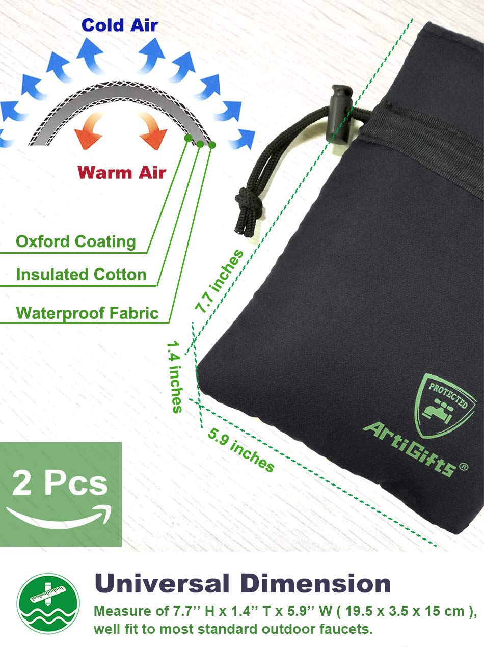 ArtiGifts waterproof insulation close-up shows durable fabric.