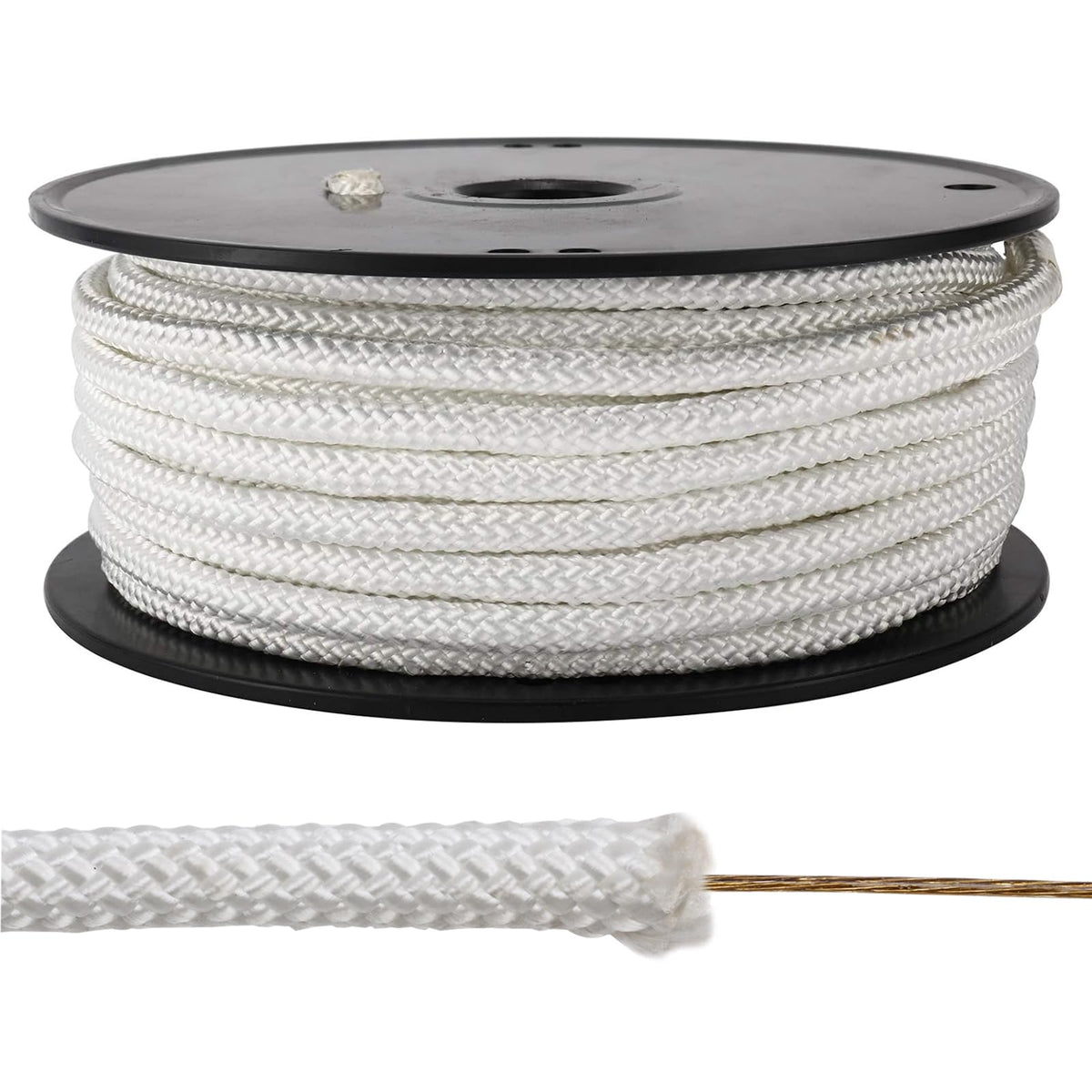 Artilife flag pole rope coil demonstrates organized storage for quick deployment