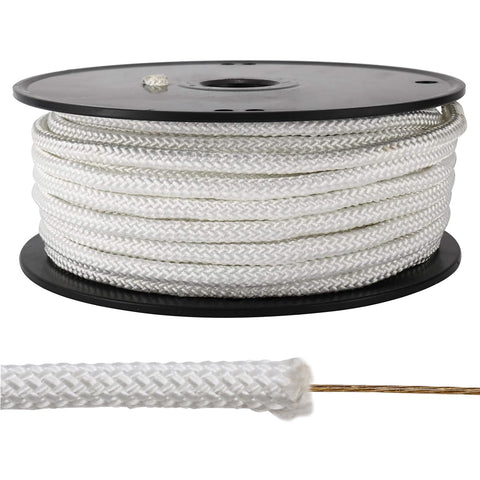 Artilife flag pole rope coil demonstrates organized storage for quick deployment