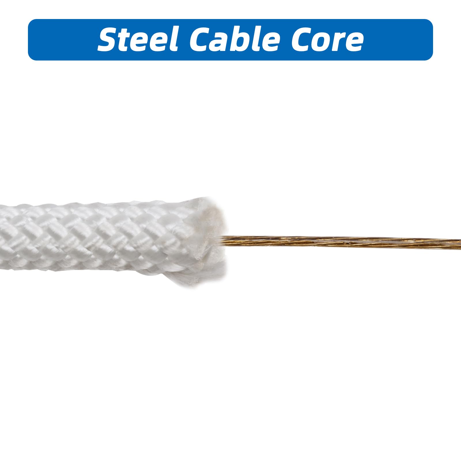 Artilife braided polyester rope with UV resistance for long-lasting use.