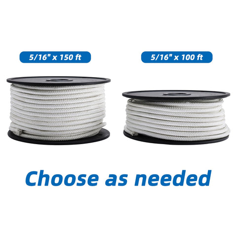 Artilife flagpole rope included in package for easy replacement.