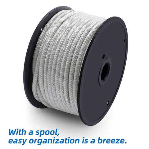 Artilife flagpole rope showing braided construction for strong halyards.