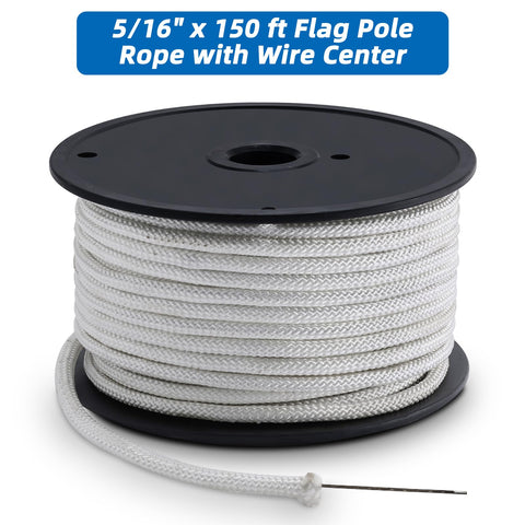 Artilife rope with steel center core for enhanced outdoor durability.