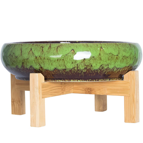 ARTKETTY ceramic planter drainage hole promotes healthy soil moisture