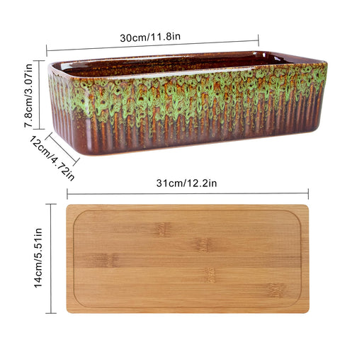 ARTKETTY succulent pot with drainage hole for balanced indoor moisture