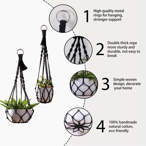 Artilady hanging pot holder hooks, securely suspends pots in any room with ease.