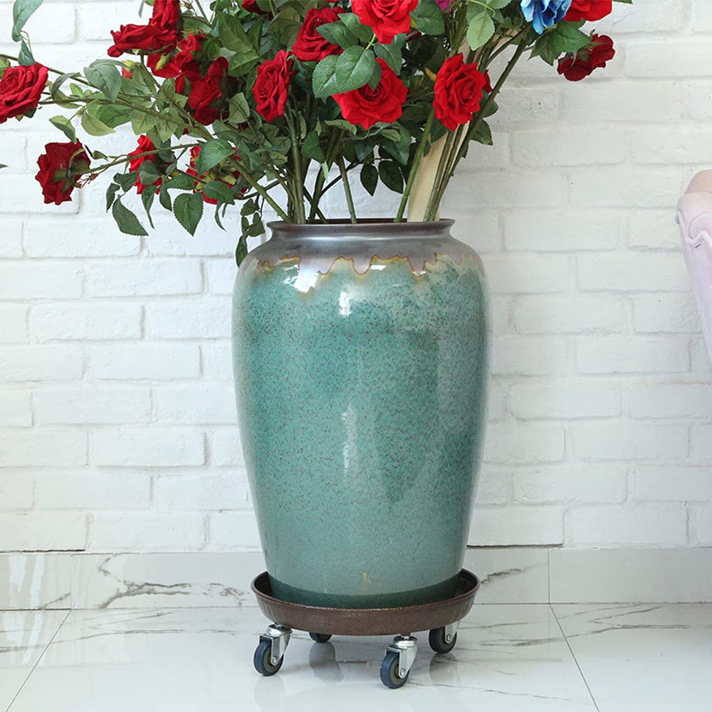 ARTLINE multi-use mobile tray moves planters or lightweight furniture