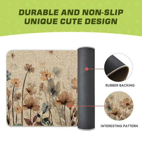 Artoid Mode unique pattern entry mat adds charm without clutter.