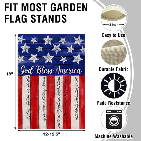 Artofy flag side view highlighting double sided design readable from both directions.