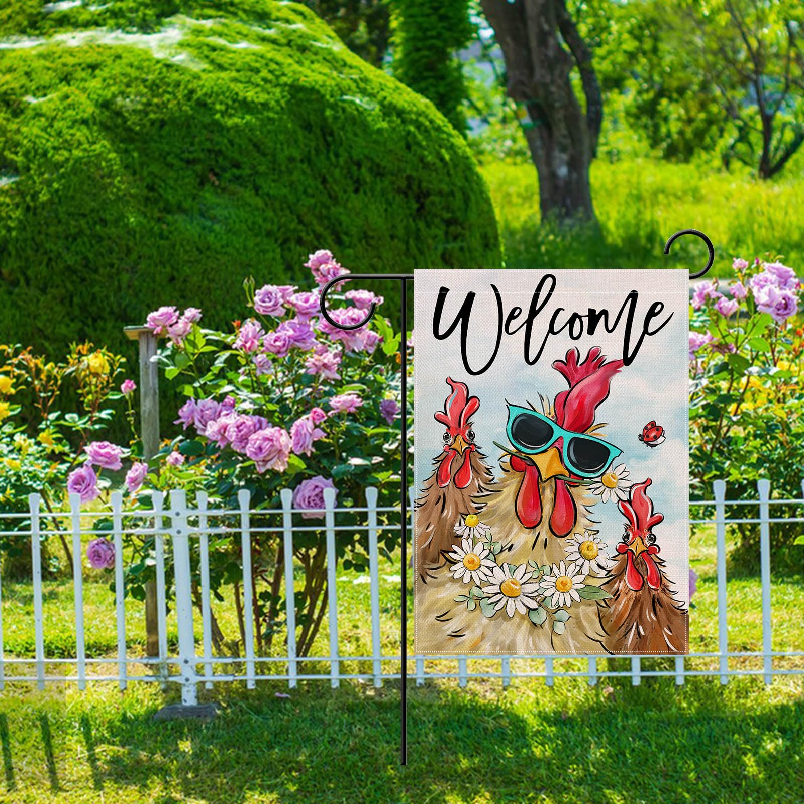Artofy outdoor decor flag elevates seasonal display on fences or mailboxes.