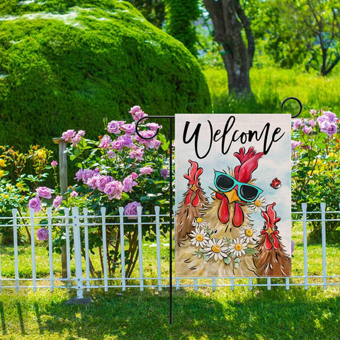 Artofy outdoor decor flag elevates seasonal display on fences or mailboxes.