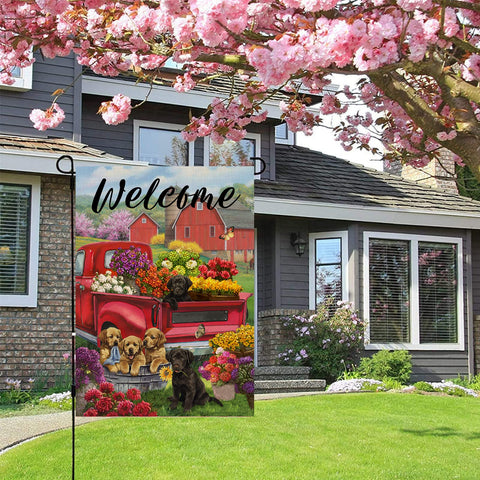 Artofy outdoor flag 12x18 ideal for porches and decks.