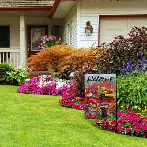 Artofy weatherproof flag stays vibrant through seasons.