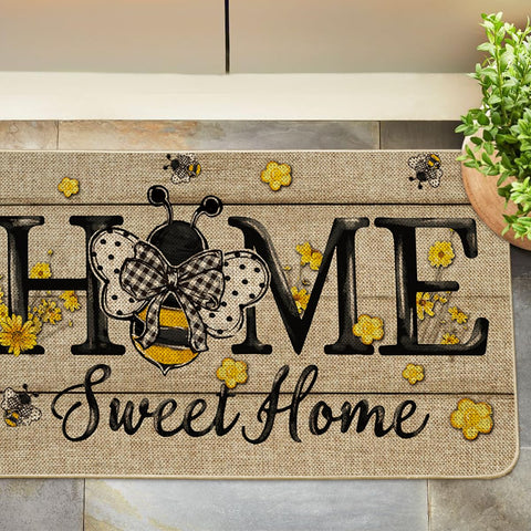 Artoid Mode Bee Daisy seasonal pattern decorates any entryway year-round.