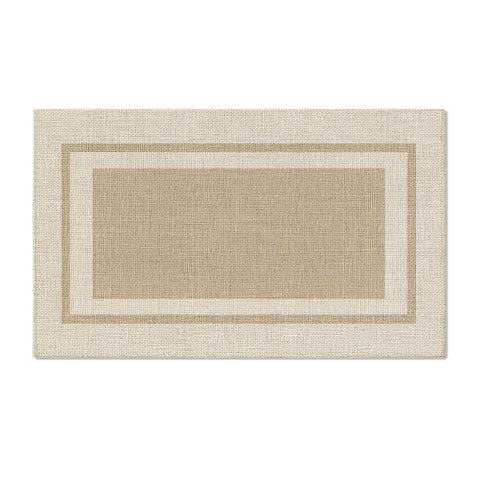 Artoid Mode beige absorbent doormat in 17x29 inches for a welcoming entryway