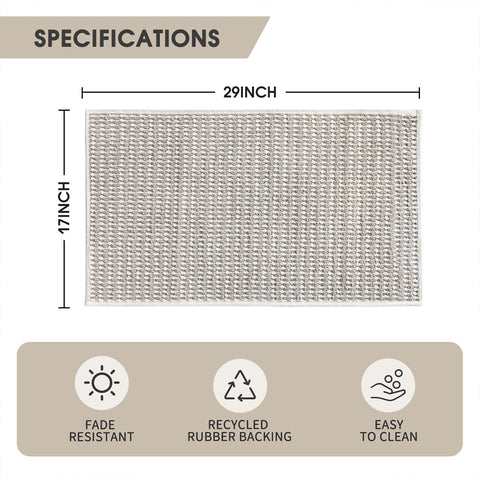 Artoid Mode doormat high absorbency traps moisture at entry.