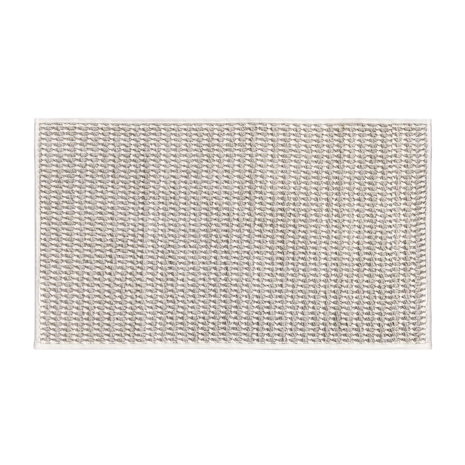 Artoid Mode beige gray doormat close-up texture showing soft microfiber.