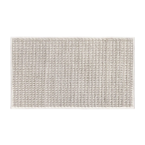 Artoid Mode beige gray doormat close-up texture showing soft microfiber.