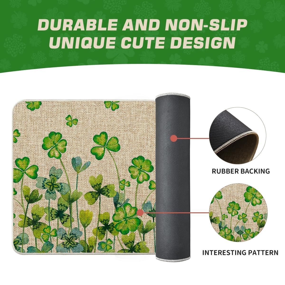 Artoid Mode doormat is easy to clean with hose or sponge.