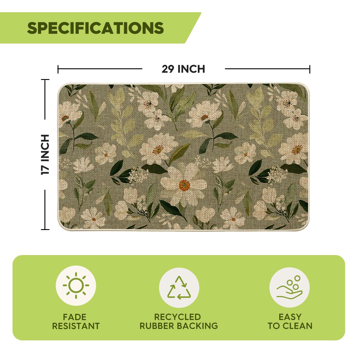 Artoid Mode low-profile doormat 0.25 inch ideal for door thresholds.