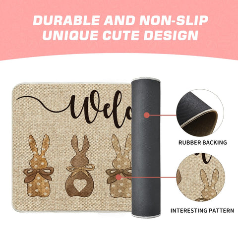 Artoid Mode decorative Easter bunny pattern boosts curb appeal.