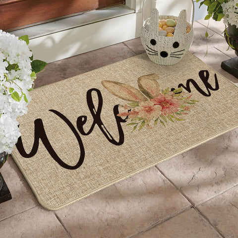 Artoid Mode Easter seasonal pattern enhances curb appeal at the doorway.