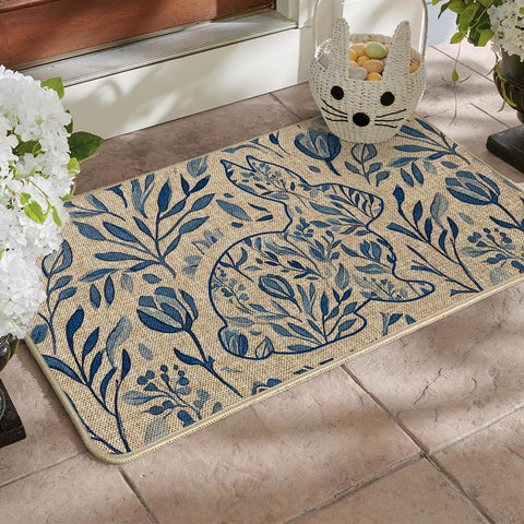 Artoid Mode Easter themed welcome doormat for indoor or outdoor entryways