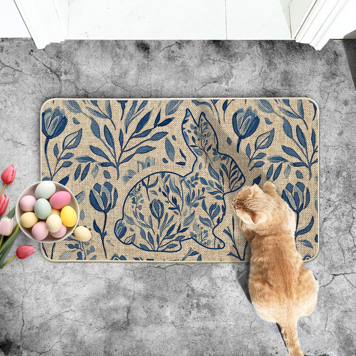 Artoid Mode easy-clean doormat cleans fast with hose or sponge