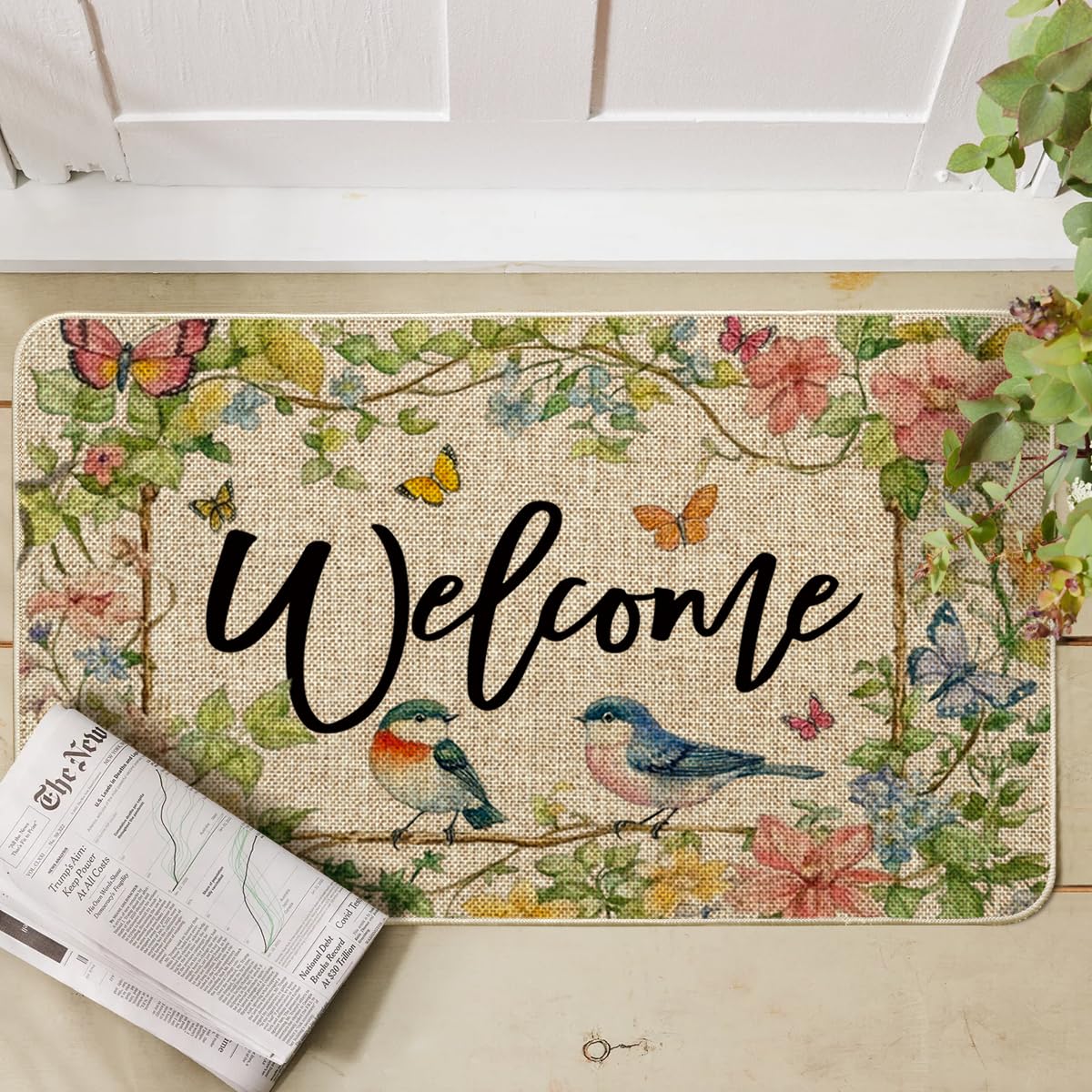 Artoid Mode entryway doormat delivers durable, long-lasting character for busy entrances.