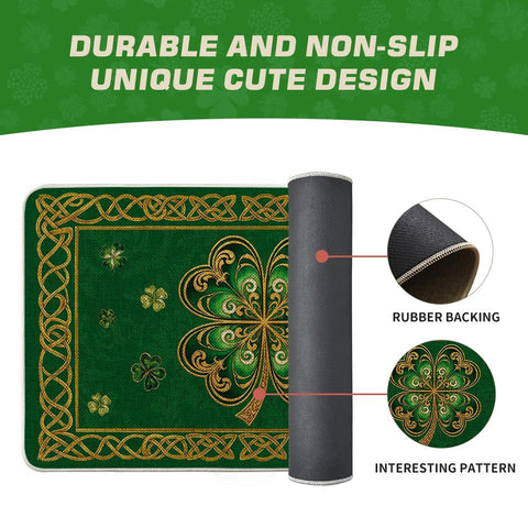Artoid Mode green doormat adds festive charm for homes indoors or outdoors