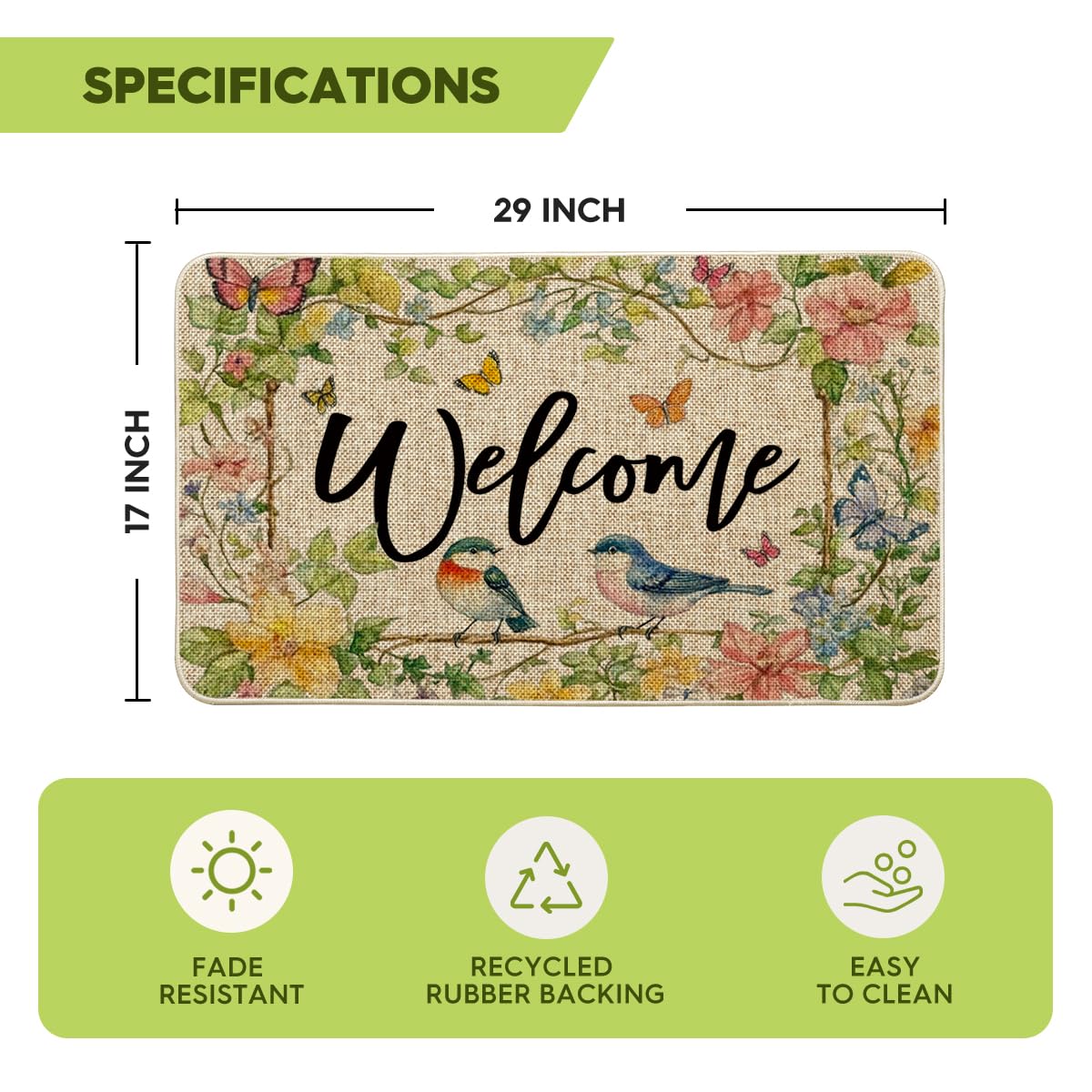 Artoid Mode low-profile 0.25 inch doormat fits neatly without tripping.