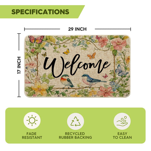 Artoid Mode low-profile 0.25 inch doormat fits neatly without tripping.