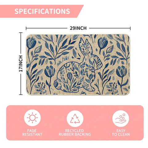 Artoid Mode low profile 17x29 doormat fits doors without tripping