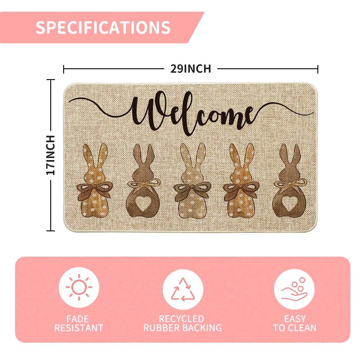Artoid Mode low-profile 17x29 door mat fits narrow thresholds.