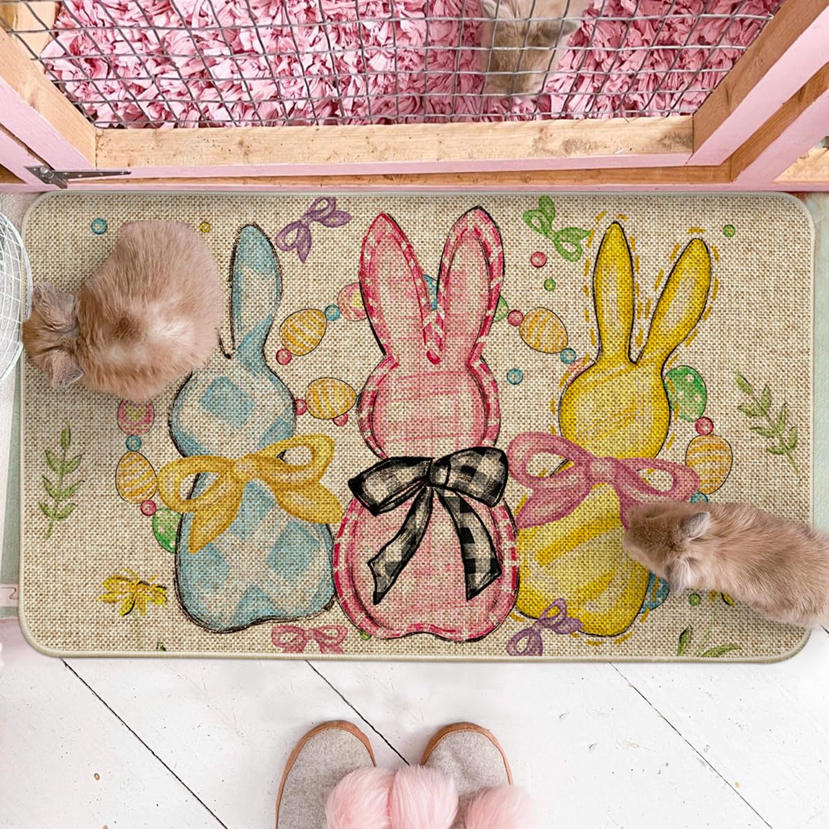 Artoid Mode low-profile 0.25-inch doormat fits narrow thresholds beautifully
