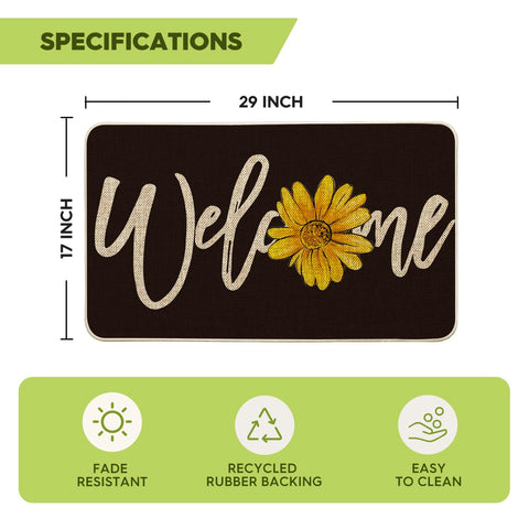 Artoid Mode low-profile entryway doormat preserves clear entry paths