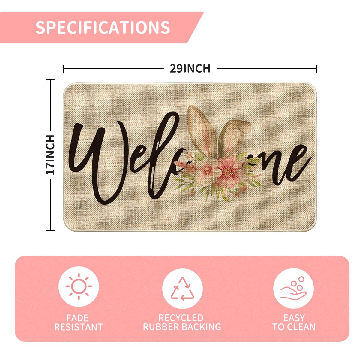 Artoid Mode low-profile entry mat fits doors without obstruction.