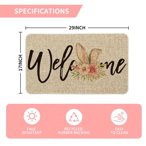 Artoid Mode low-profile entry mat fits doors without obstruction.