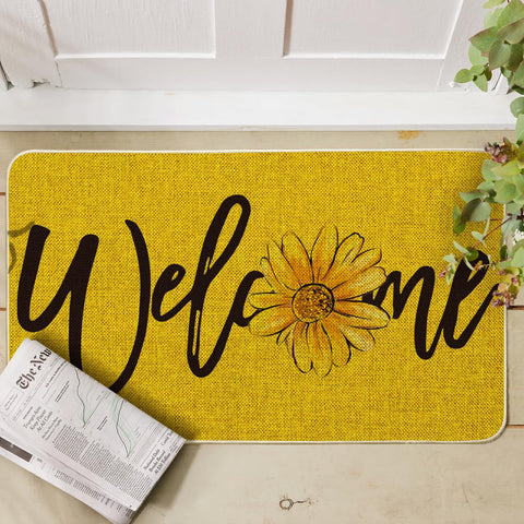 Artoid Mode low-profile rubber mat fits narrow entryways.