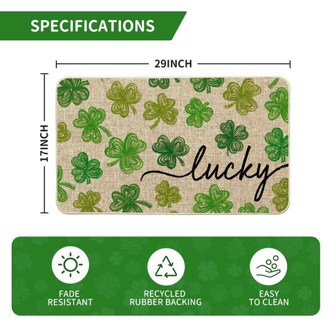 Artoid Mode Lucky Clovers pattern closeup highlights durable materials and print quality.