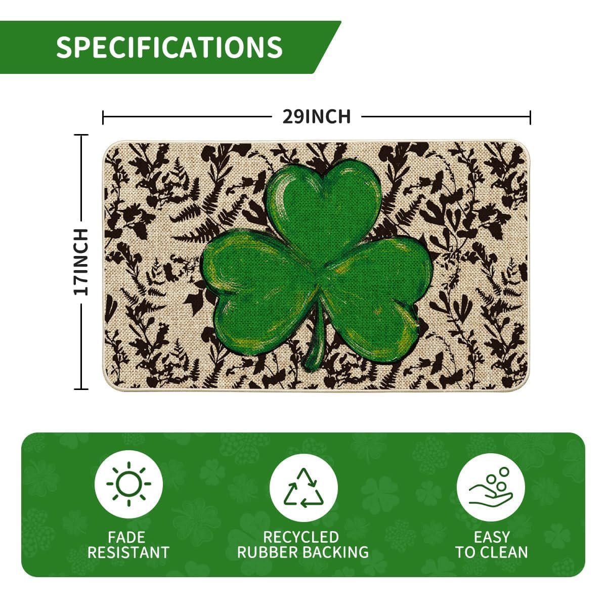 Artoid Mode doormat with non-slip rubber backing for stable footing at doors.