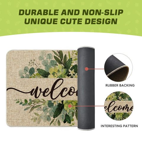 Artoid Mode spring décor doormat adds seasonal flair to porch or patio