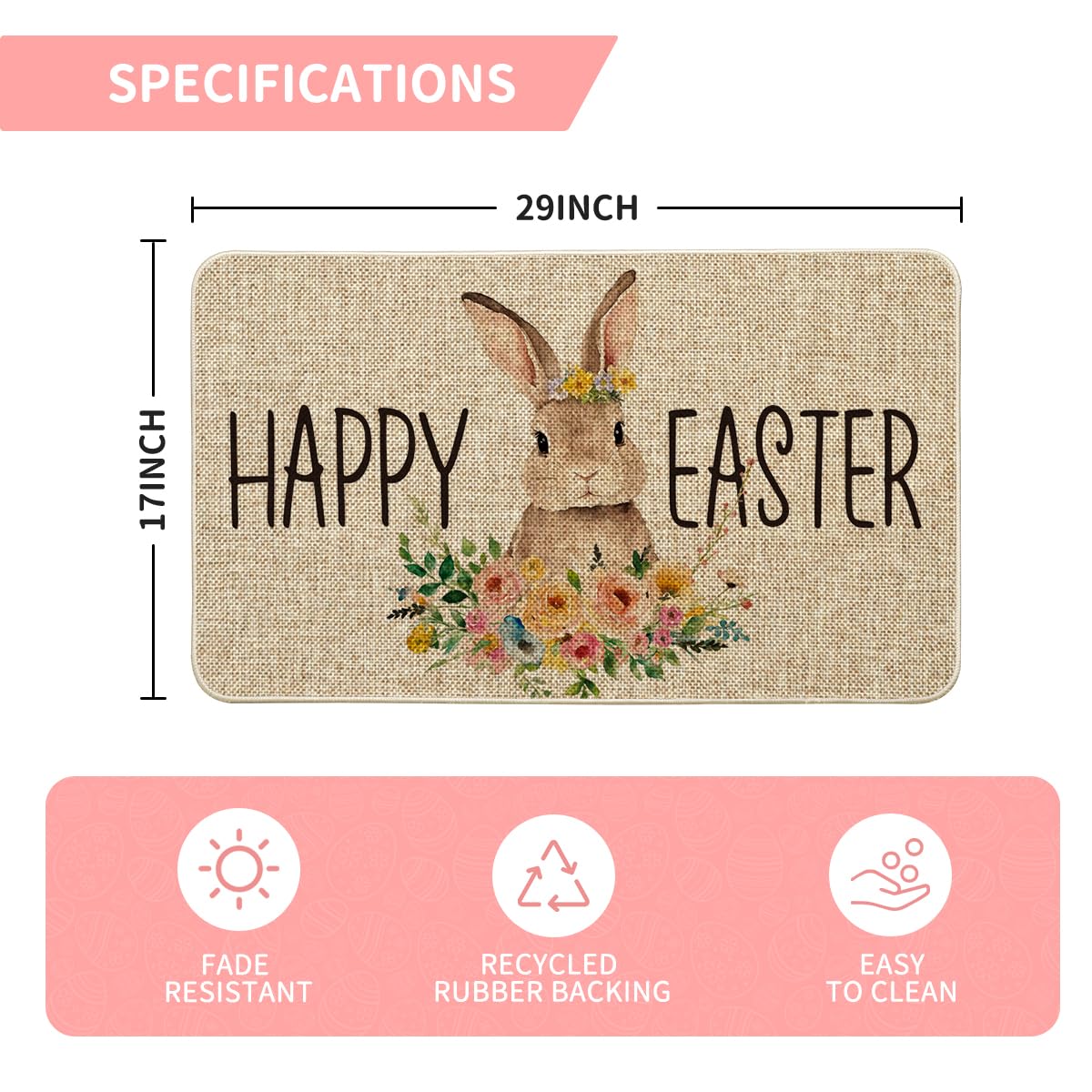 Artoid Mode spring design entry mat brings color to doorways.