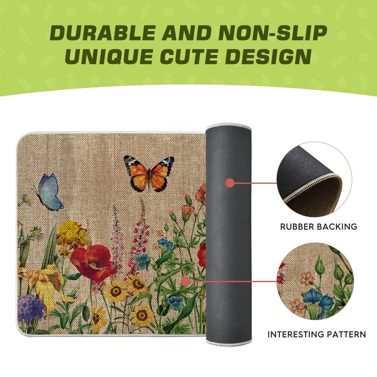Artoid Mode unique pattern enhances curb appeal and welcomes guests.